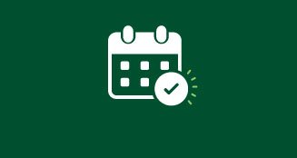 Calendar icon with checkmark
